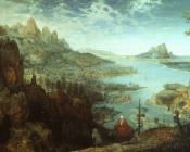 风景与逃往埃及 - 老彼得·勃鲁盖尔